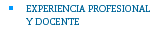 Experiencia profesional y docente